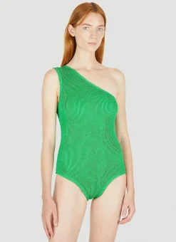 One Shoulder Crinkle Swimsuit>Bottega Veneta Outlet
