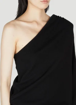 One Shoulder Draped Dress></noscript>Saint Laurent Online