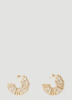 Men Burberry Jewellery^Open Cage Earrings