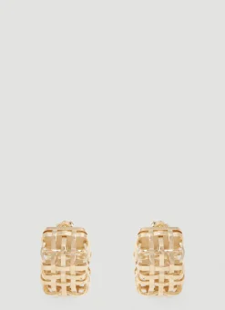 Men Burberry Jewellery^Open Cage Earrings