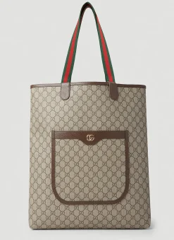 Men Gucci Tote Bags^Ophidia Gg Small Tote Bag