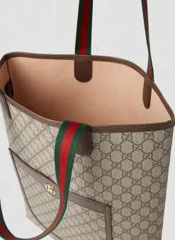 Men Gucci Tote Bags^Ophidia Gg Small Tote Bag