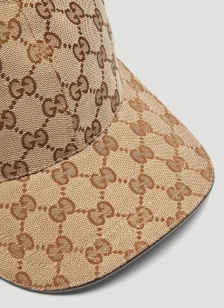 Men Gucci Hats^Original Gg Canvas Web Baseball Cap