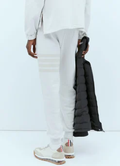 Men Thom Browne Track Pants^Ottoman Rib Four-Bar Track Pants