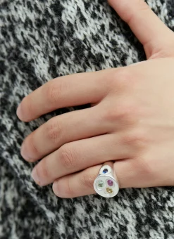 Men Bleue Burnham Jewellery^Oval Chloroplast Signet Ring