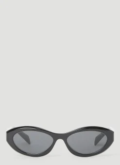 Men Prada Sunglasses^Oval Frame Sunglasses
