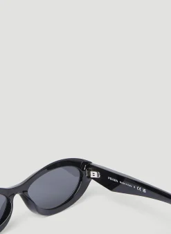 Men Prada Sunglasses^Oval Frame Sunglasses