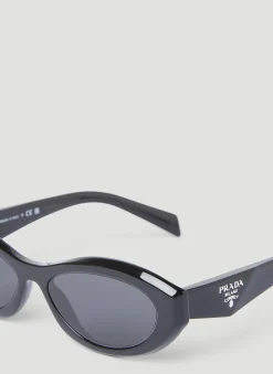 Men Prada Sunglasses^Oval Frame Sunglasses