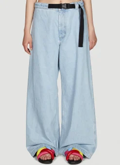 Overside Wide Leg Jeans>Moncler x JW Anderson