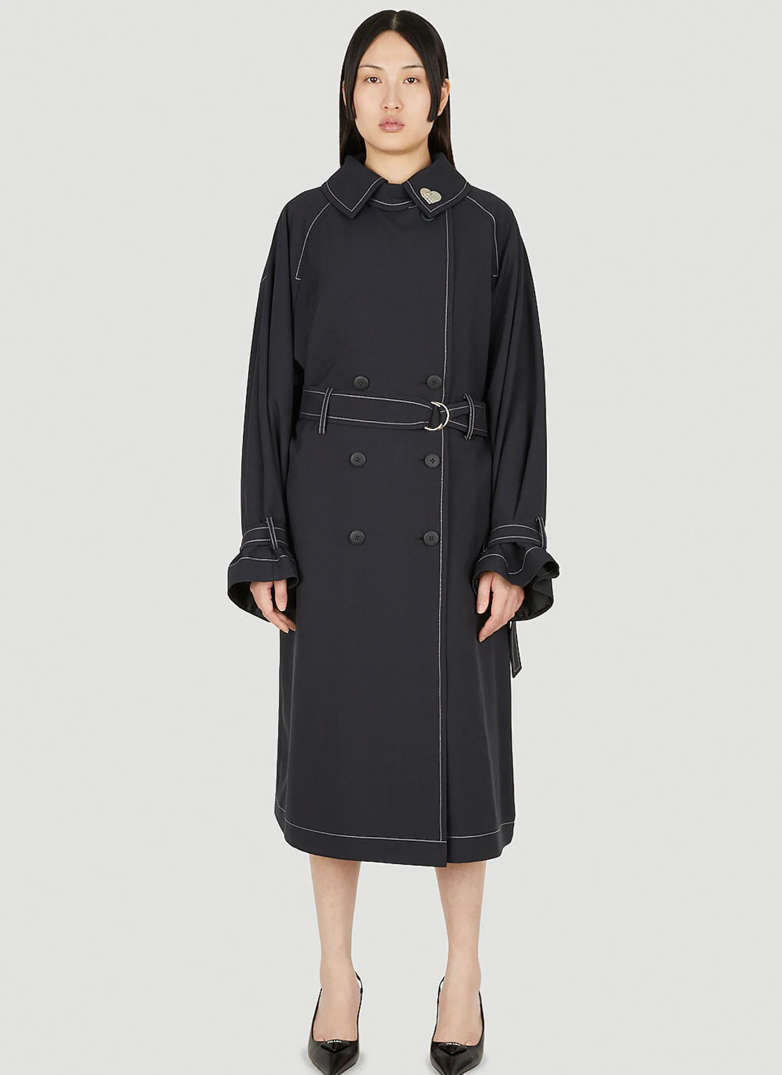 Oversize Trench Coat>Ester Manas New