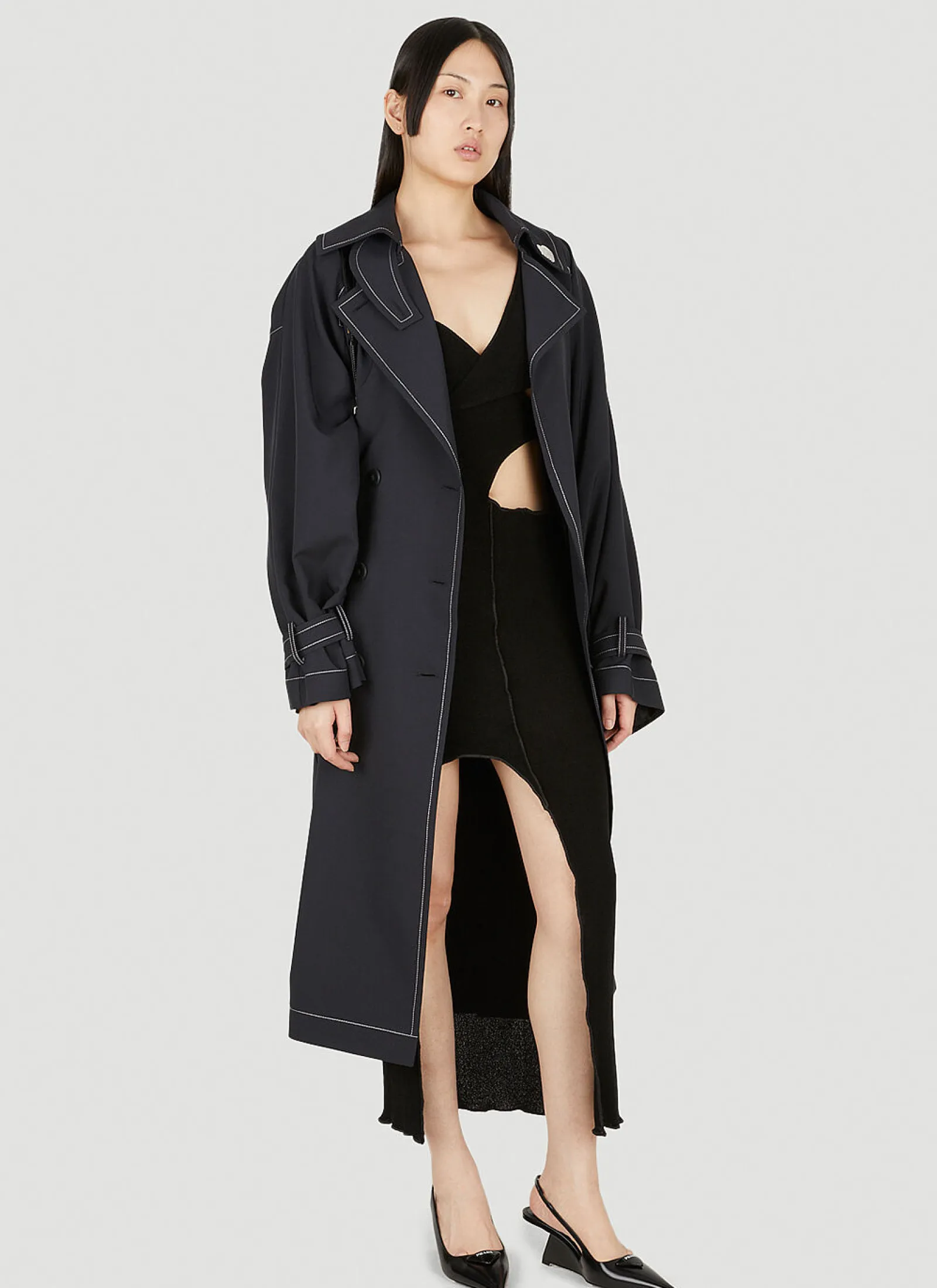 Oversize Trench Coat>Ester Manas New