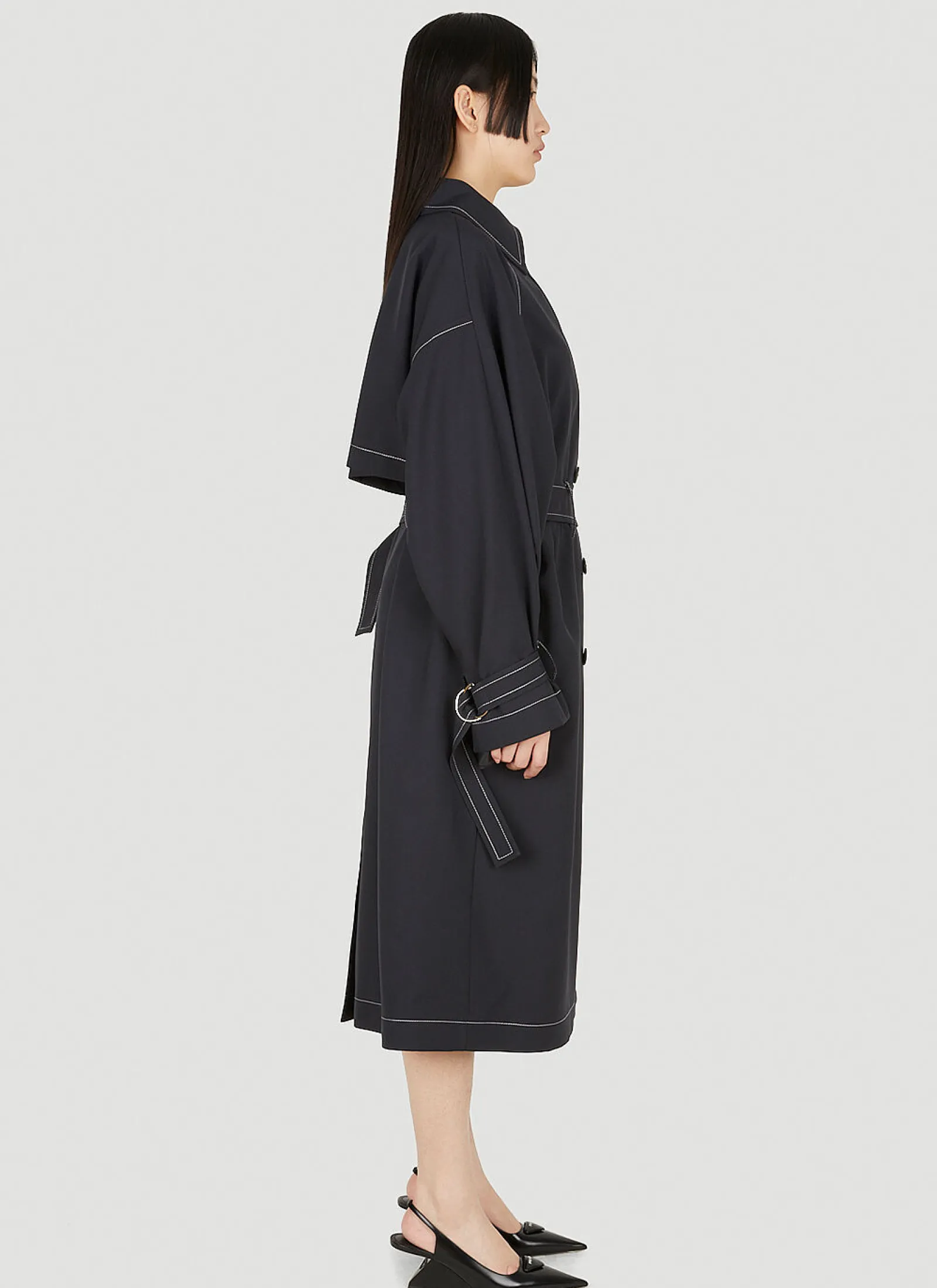 Oversize Trench Coat>Ester Manas New