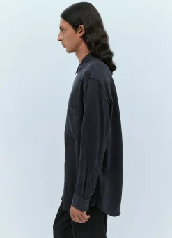 Men Song for the Mute Shirts^Oversized Colour Block Shirt
