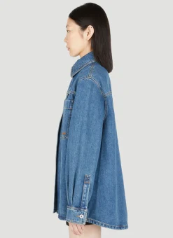Oversized Denim Overshirt></noscript>Burberry Online
