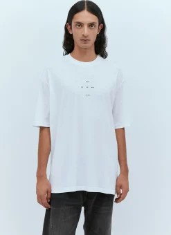 Men Song for the Mute T-Shirts^Oversized Logo Print T-Shirt