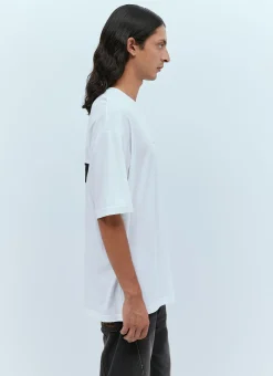 Men Song for the Mute T-Shirts^Oversized Logo Print T-Shirt