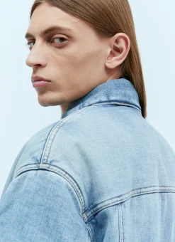 Oversized Padded Denim Jacket></noscript>Acne Studios New