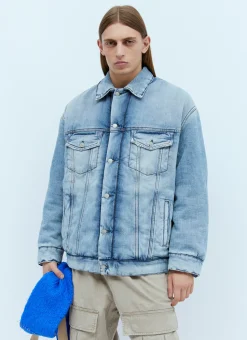Oversized Padded Denim Jacket></noscript>Acne Studios New