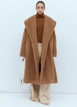 Oversized Teddy Wrap Coat>Max Mara Sale