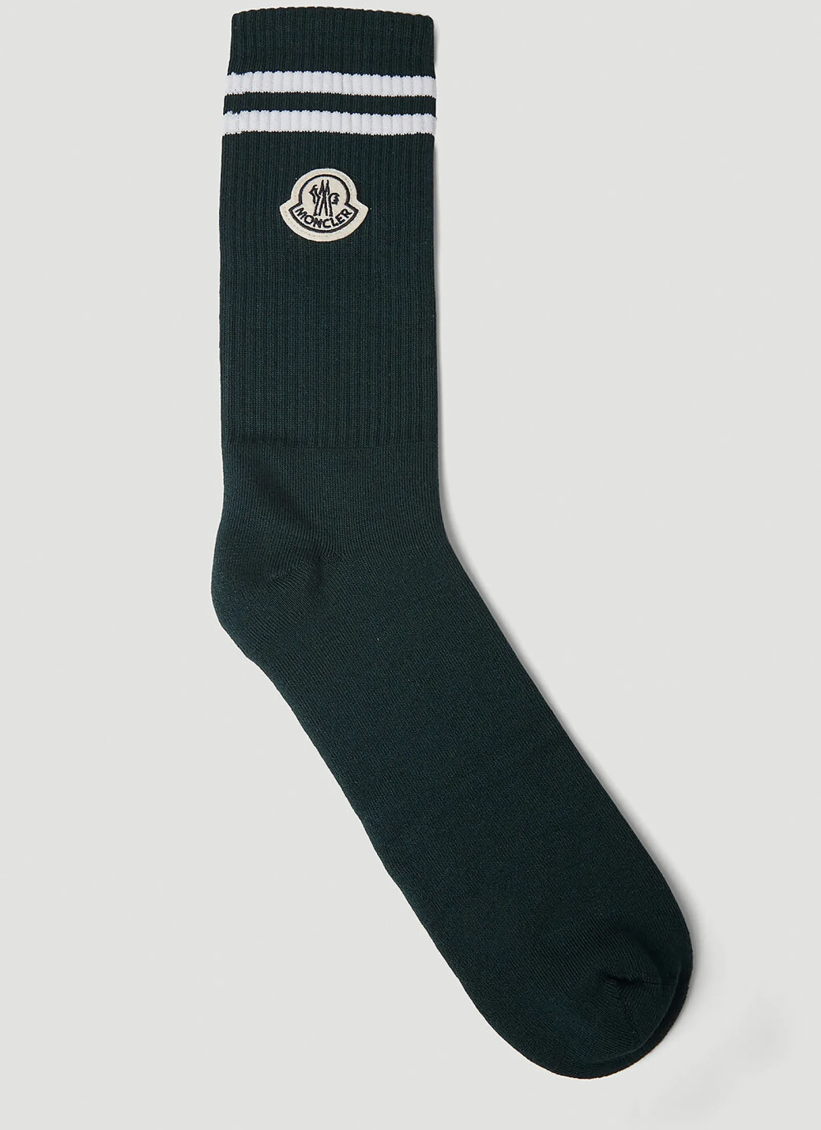 Men 7 Moncler FRGMT Hiroshi Fujiwara Socks^Pack Of Three Logo Patch Socks