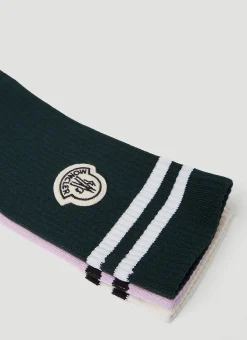 Men 7 Moncler FRGMT Hiroshi Fujiwara Socks^Pack Of Three Logo Patch Socks