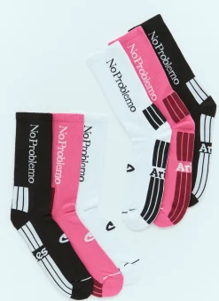 Men Aries Socks^Pack Of Three No Problemo Socks