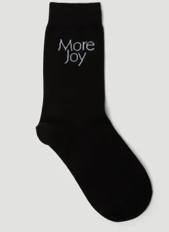 Men More Joy Socks^Pack Of Three Slogan Socks
