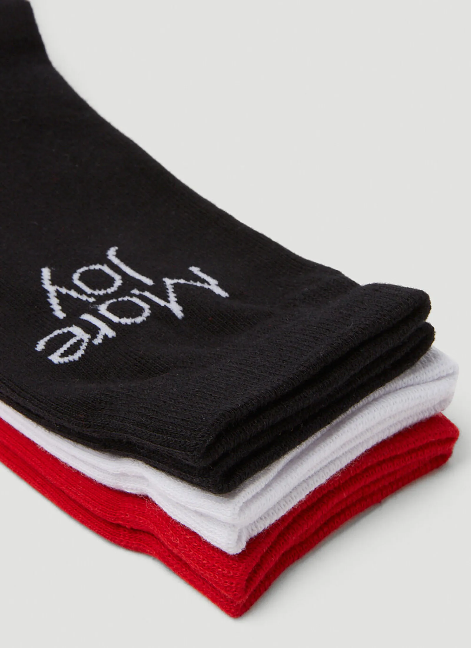 Men More Joy Socks^Pack Of Three Slogan Socks