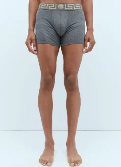 Men Versace Underwear^Pack Of Two Greca Border Briefs