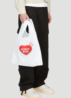 Men Human Made Tote Bags^Packable Heart Tote Bag
