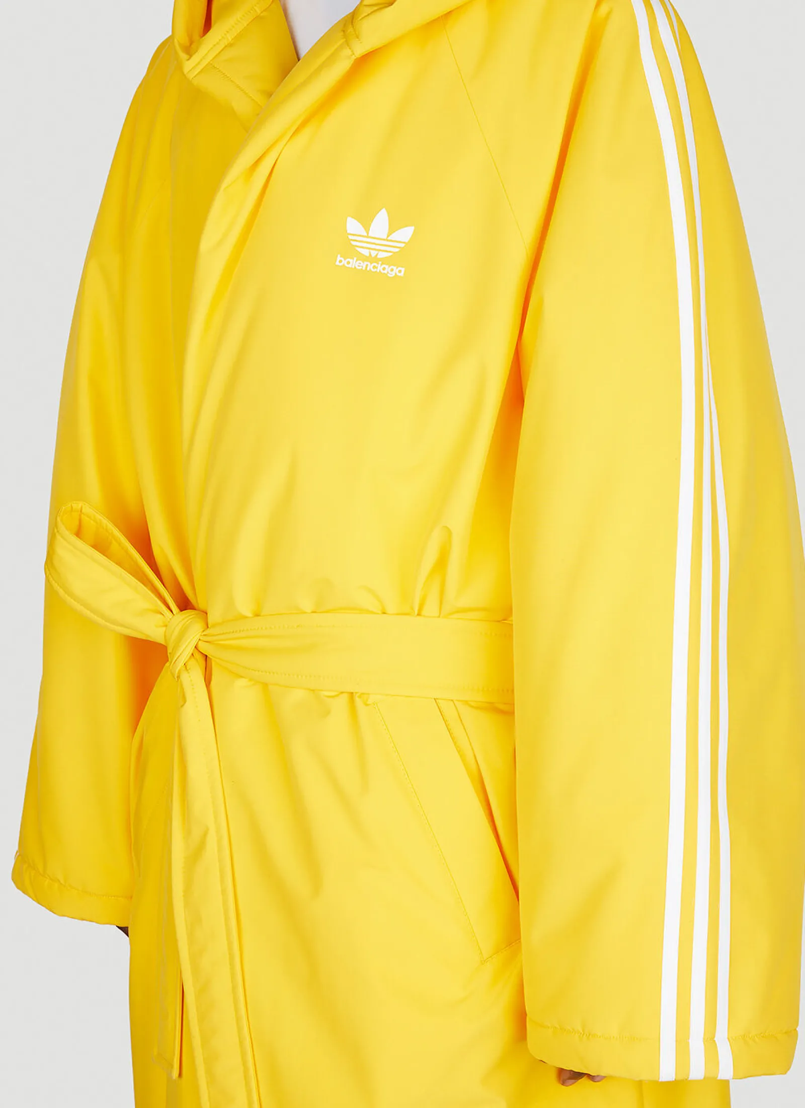 Men adidas x Balenciaga Coats^Padded Bathrobe Style Coat
