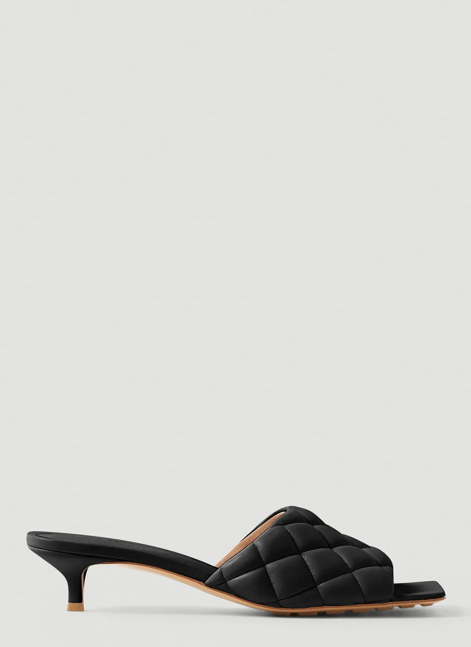 Padded Kitten Heel Mules>Bottega Veneta