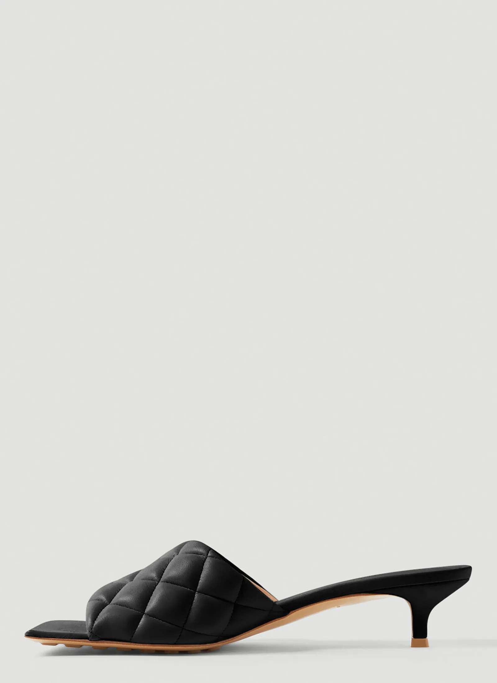 Padded Kitten Heel Mules>Bottega Veneta