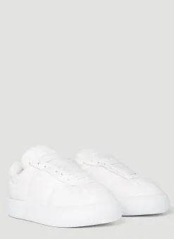 Padded Leather Sneakers>Marni Hot