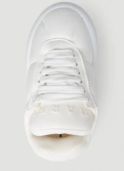 Padded Leather Sneakers></noscript>Marni Hot