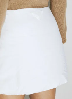 Padded Logo Patch Mini Skirt></noscript>Prada Clearance