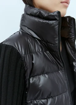 Padded Wool Cardigan><noscript><img width=