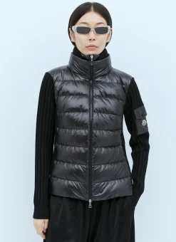 Padded Wool Cardigan><noscript><img width=