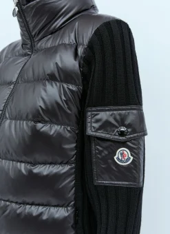 Padded Wool Cardigan><noscript><img width=