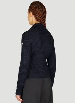 Padded Wool Cardigan><noscript><img width=