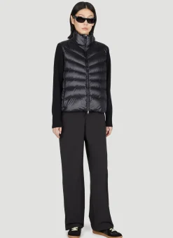 Padded Wool Cardigan>Moncler