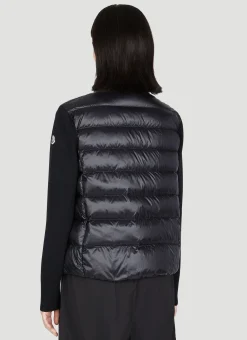 Padded Wool Cardigan><noscript><img width=