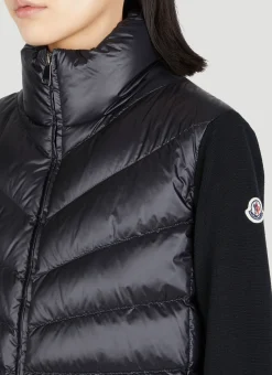 Padded Wool Cardigan><noscript><img width=