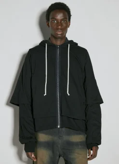 Men Rick Owens DRKSHDW Sweatshirts^Padded Zip-Up Sweatshirt