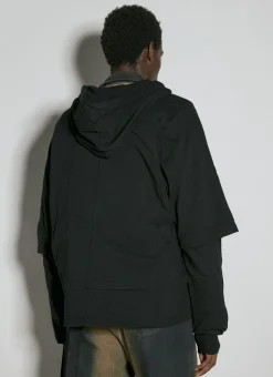 Men Rick Owens DRKSHDW Sweatshirts^Padded Zip-Up Sweatshirt