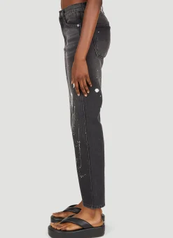 Paint Drop Jeans><noscript><img width=