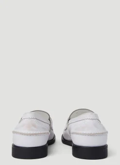 Painted Penny Loafers><noscript><img width=