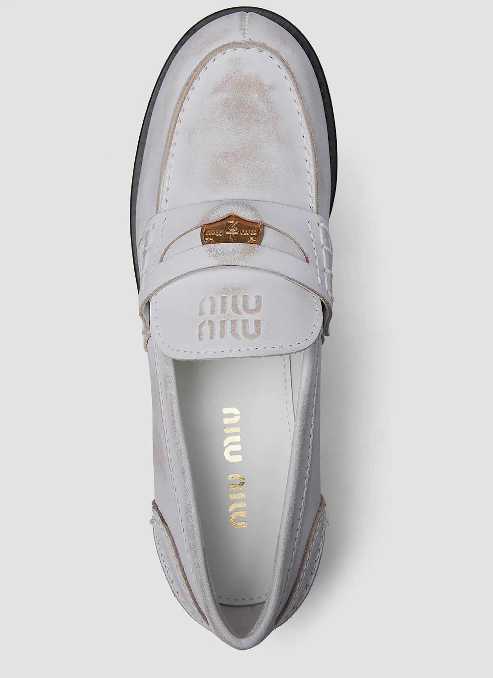 Painted Penny Loafers>Miu Miu Sale