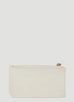 Men Saint Laurent Wallets & Cardholders^Painted Zip Top Card Holder