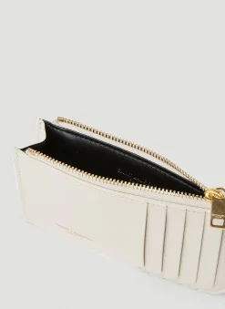 Men Saint Laurent Wallets & Cardholders^Painted Zip Top Card Holder